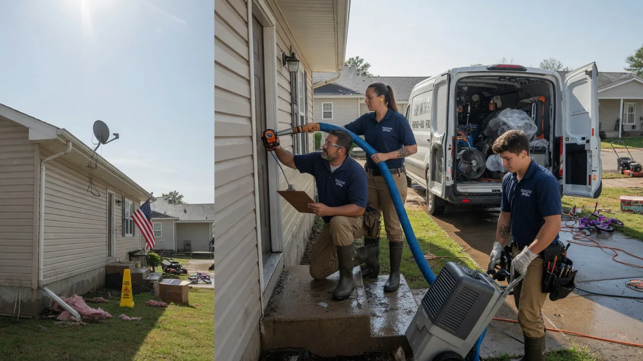Ceiling Water Damage Restoration in Nova, OH near me